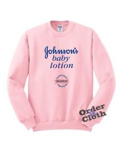 Johnson's Baby Lotion Mildness Sweatshirt