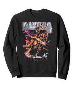 Pantera Cowboys From Hell Riding Skeleton Sweatshirt