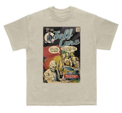 Self Care Comic Artwork T-Shirt