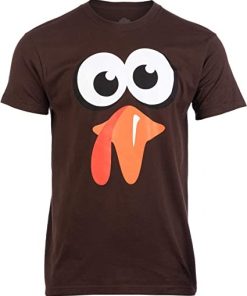 Silly Turkey Face Funny Thanksgiving Fall Joke Humor T-Shirt