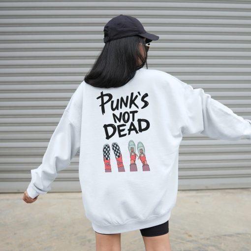 Punk's Not Dead Graphic Sweatshirt