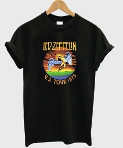 Led Zeppelin Us Tour 1975 Graphic T-Shirt