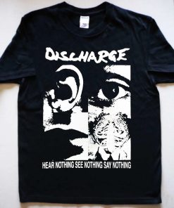 DISCHARGE Hear Nothing See Nothing Say Nothing T-shirt