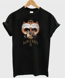 Michael Jackson Dangerous 25 Adult T-shirt