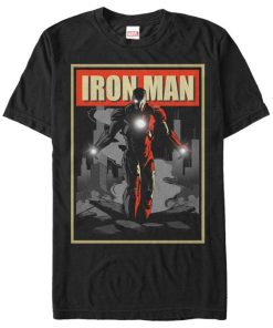 Iron Man Poster Short Sleeve T-Shirt