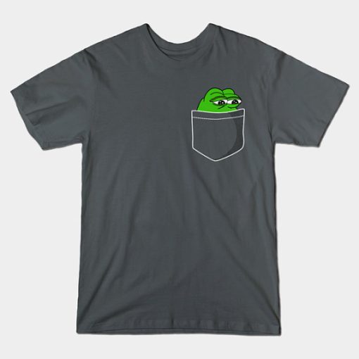 Pepe Frog Pocket Print T-Shirt