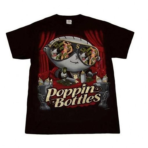 Stewie Poppin Bottles T-Shirt