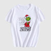 Grinch Santa Happy New Year 2025 T Shirt